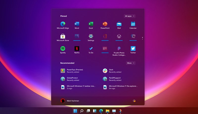 Giao diện Windows 11