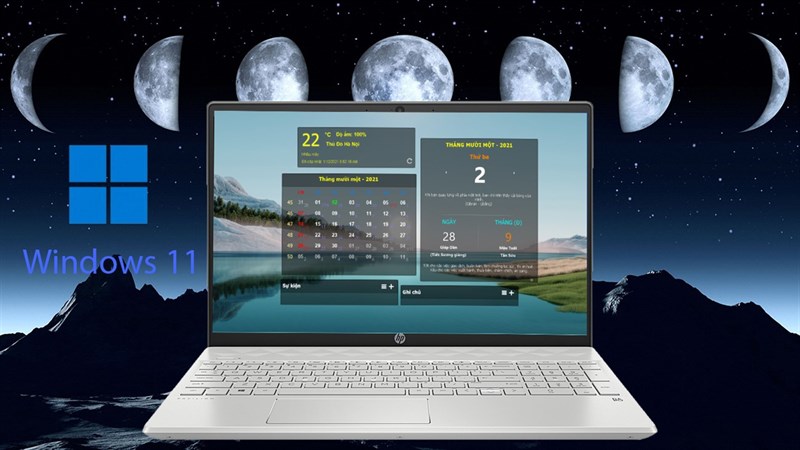 Cách hiển thị lịch âm trên windows 11