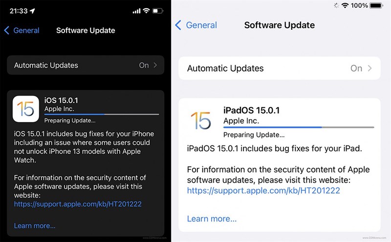 Vì vậy, nếu bạn đang gặp phải lỗi trên iPhone hoặc iPad của mình với iOS 15 và iPadOS 15, tốt nhất là cài đặt bản cập nhật này càng sớm càng tốt. Để tải và cài đặt, hãy truy cập Settings> General> Software Update và nâng cấp lên iOS 15.0.1 hoặc iPadOS 15.0.1 để trải nghiệm. Bạn đã cập nhật lên iOS 15.0.1 và iPadOS 15.0.1 chưa?