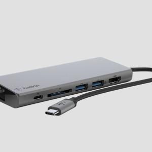 Hub USB Type C Multimedia 6 in 1 Belkin (F4U092btSGY)