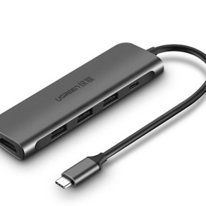 Hub Ugreen 50209 chuyển đổi USB Type C sang HDMI/ Hub USB 3.0