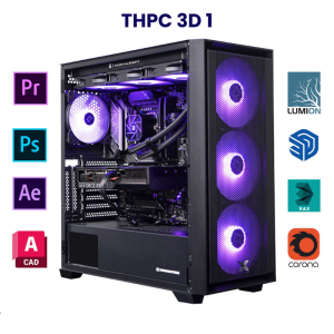 THPC 3D 1/ i7-13700KF/ RAM 32GB DDR5/ SSD 500GB/ RTX 2060 Super 8G/ Z690/ 750W/ ML360L/ 4 Fan/ Mới 100% chính hãng