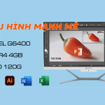 PC All In One MCC 6441P2+/ CPU G6400/ RAM 4GB/ SSD 120GB/ 22" IPS FHD, WIFI, BLUETOOTH, MIC, CAMERA 3.1Mpx