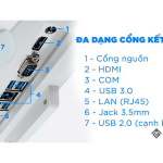 PC All In One MCC 1482P2+/ CPU Core i5-10400/ 8GB DDR4/ 240GB SSD/ 22" FHD IPS/ WIFI, Bluetooth, Mic, Camera 3.1Mpx