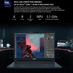 Laptop gaming MSI Stealth 14 AI Studio A1VFG 050VN