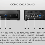 PC MSI Cubi 5 12M/ Intel SOC/i5-1235U/ SO-DIMM DDR4 8GB (8GB*1)/512G M.2 PCIe SN540/ AX 211 + BT 5.3/ Ext. Power Switch/ 65W/ No OS/2 Year Warranty